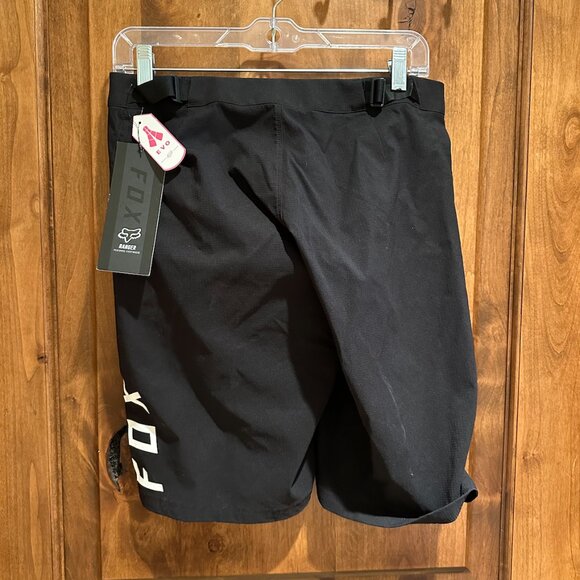 Fox Women's Ranger Black Mountain Bike Padded Shorts NWT Size Small - Picture 1 of 4